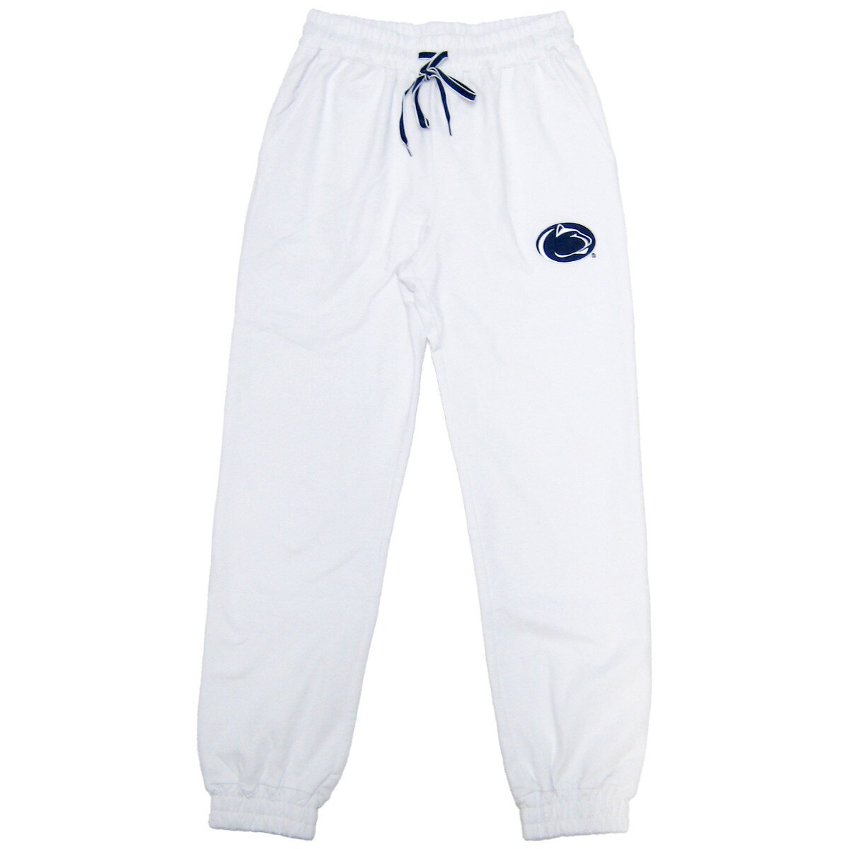 women's white elevation sweatpants with Penn State Athletic Logo